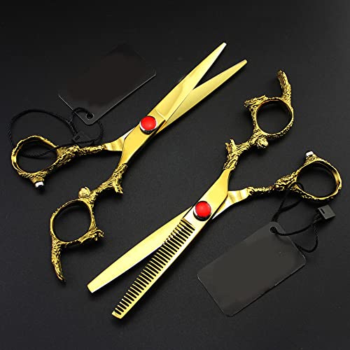 Ciseaux de coiffure 15 cm anti fatigue pour coupe de cheveux - 5