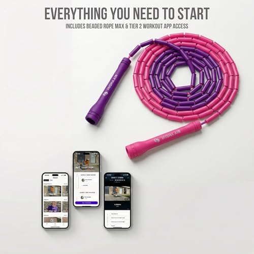 Corde à sauter perlée Elevate Rope de 3m avec câble réglable en polypropylène - 3