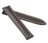 Premium RIOS1931 Echt Juchtenleder Uhrenarmband insbesondere passend für Uhren der Marke 