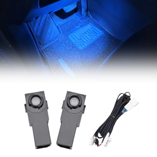 HIGH FLYING for Toyota RAV4 2019-2025 Car Accessories Under Dash Footwell Ambient LED Light Atmosphere Interior Light 1 Kit (Blue Lighted)