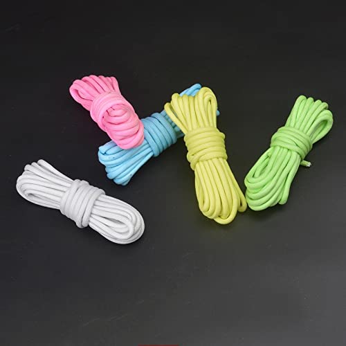 Corde Fluorescente De Parachute 15 M – 9 Cœurs En Polyester, 4 Mm, Résiste 250 Kg, Brille Dans Le Noir – Camping, Survie, Bricolage