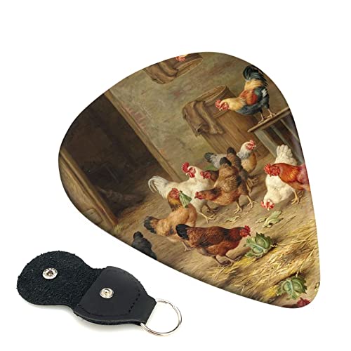 Ensemble de 6 médiators de guitare Farm Chickens pour guitare acoustique, guitare électrique, basse, ukulélé – fin… - Les Beatles, Paul McCartney, John Lennon, RIngo Starr, George Harrison Ensemble de 6 médiators de guitare Farm Chickens pour guitare acoustique, guitare électrique, basse, ukulélé - fin…