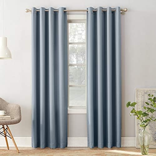 Sun Zero Barrow Energy Efficient Grommet Curtain Single Panel