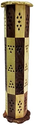 Latest New Design 2017 TIZIL HANDICRAFT Wooden Incense Cone Burner Tower Stand Holder Ash Catcher Home Decor Utilities & Accessories