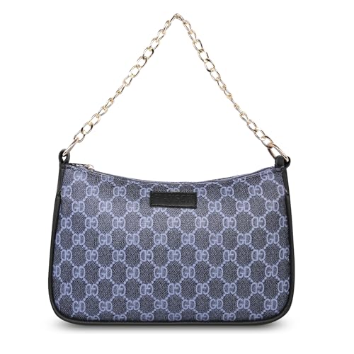 Image of Women's Stylish Printed Shoulder Bag | Trendy Daily Use Handbag with Chain Strap | Lightweight PU Leather Sling Bag for Girls & Women | Spacious & Durable Casual Fashion Purse