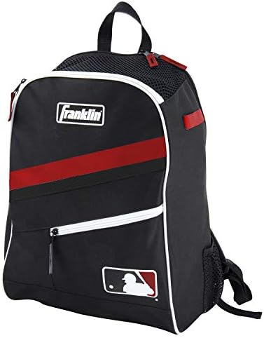 Franklin Sports MLB Youth Baseball Bag - Kids Baseball Backpack for Baseball, T Ball, Softball - Youth Baseball Bat Bag - Boys + Girls Equipment Bag