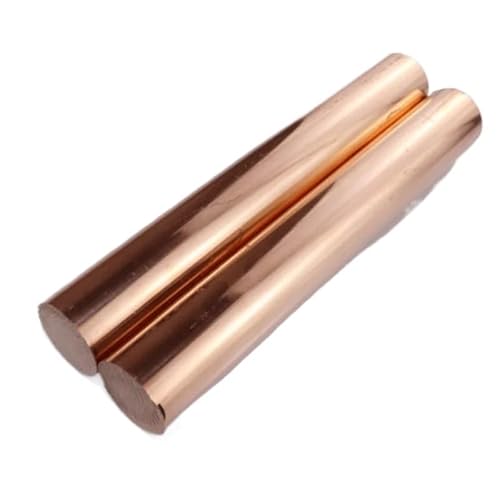 Phosphor Bronze Bar, Length 500mm Solid Copper Rod Bare, Diameter 1.5-10mm Copper Bar Stock 2pcs(10mm)