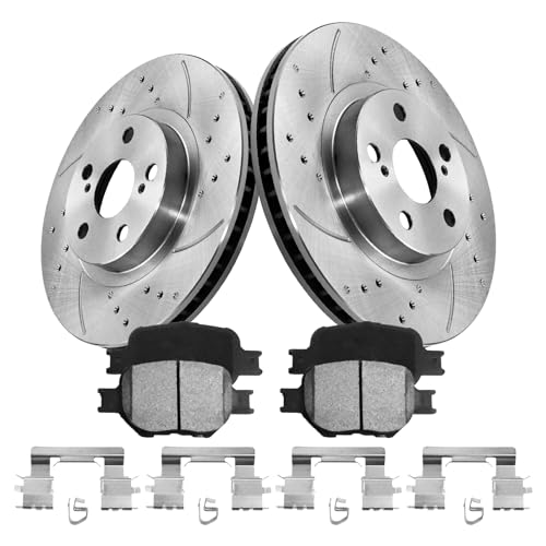 Motorevo Front Brake Pads & Rotors Kit for Toyota Celica
