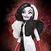 Disney Princess Villains Cruella De Vil Fashion Doll, Accessories and Removable Clothes, Disney Villains Toy for Kids 5 Years Old and Up