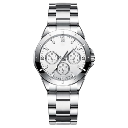 Montres bracelet en acier inoxydable pour femmes, l'accessoire chic du bureau aux sorties