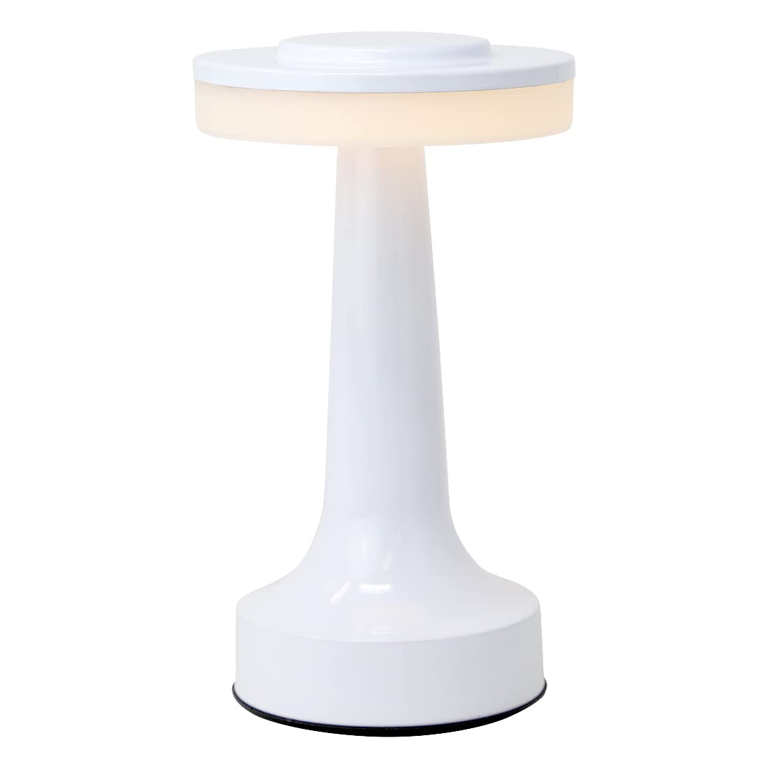 O'Bright Portable LED Table Lamp with Touch Sensor, 3-Levels Brightness, Rechargeable Battery Up to 48 Hours Usage, Night Light for Kids Nursery, Nightstand Lamp, Bedside Lamp (Piano White)