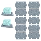 Cabilock Multifunktionales Fensterreinigungsset und Recycelbarem Pp Material 14 Stück mit Komfortablem Griff für Fensterfugen und Enge Schlitze im