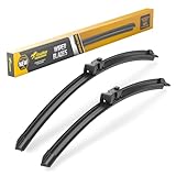 Raidbee® 24'+19' Windshield Wiper Blades Replacement for VW Jetta 2006-2010 Passat 2006-2010 Genuine OEM Quality Top Lock 2 Pack