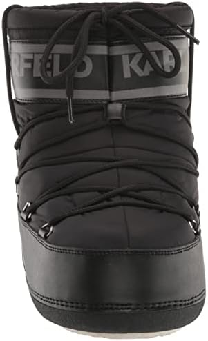 Karl Lagerfeld Paris Women's Elevated Everyday Fashion Style Pavan Shoe Ankle Boot, Black, 6 | Image 1