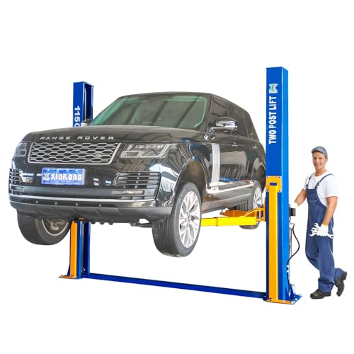XK-1150 Auto Lift Car Lift 220V Capacity 11500 Lbs 2+3 Enhanced Auxiliary Arm Two Post Truck Hoist with 36 Months Parts Replacement