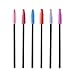 EZGO 300 Pack Multicolor Disposable Eyelash Mascara Brushes Wands Applicator Makeup Brush Kits, 6 Colors… (Mix)