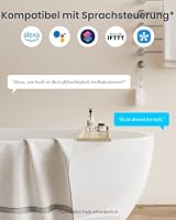 SwitchBot IP65 Hygrometer Thermometer Innen Außen, Bluetooth Thermometer con Taupunkt/VPD/Absolute Feuchtigkeitssensor, Außenthermometer, Datenspeicherung für Gewächshaus Weinkeller 2er-Pack – Ansicht 9