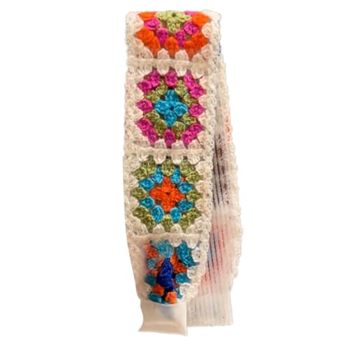 XAGMODSHN ビンテージ スタイル ニット ヘアバンド 編み物 花柄 ヘッドバンド 調節可能 閉鎖 大人 スポーツ パーティー