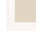 DesignOvation Bosc Framed Linen Fabric Pinboard, 18.5x27.5, White
