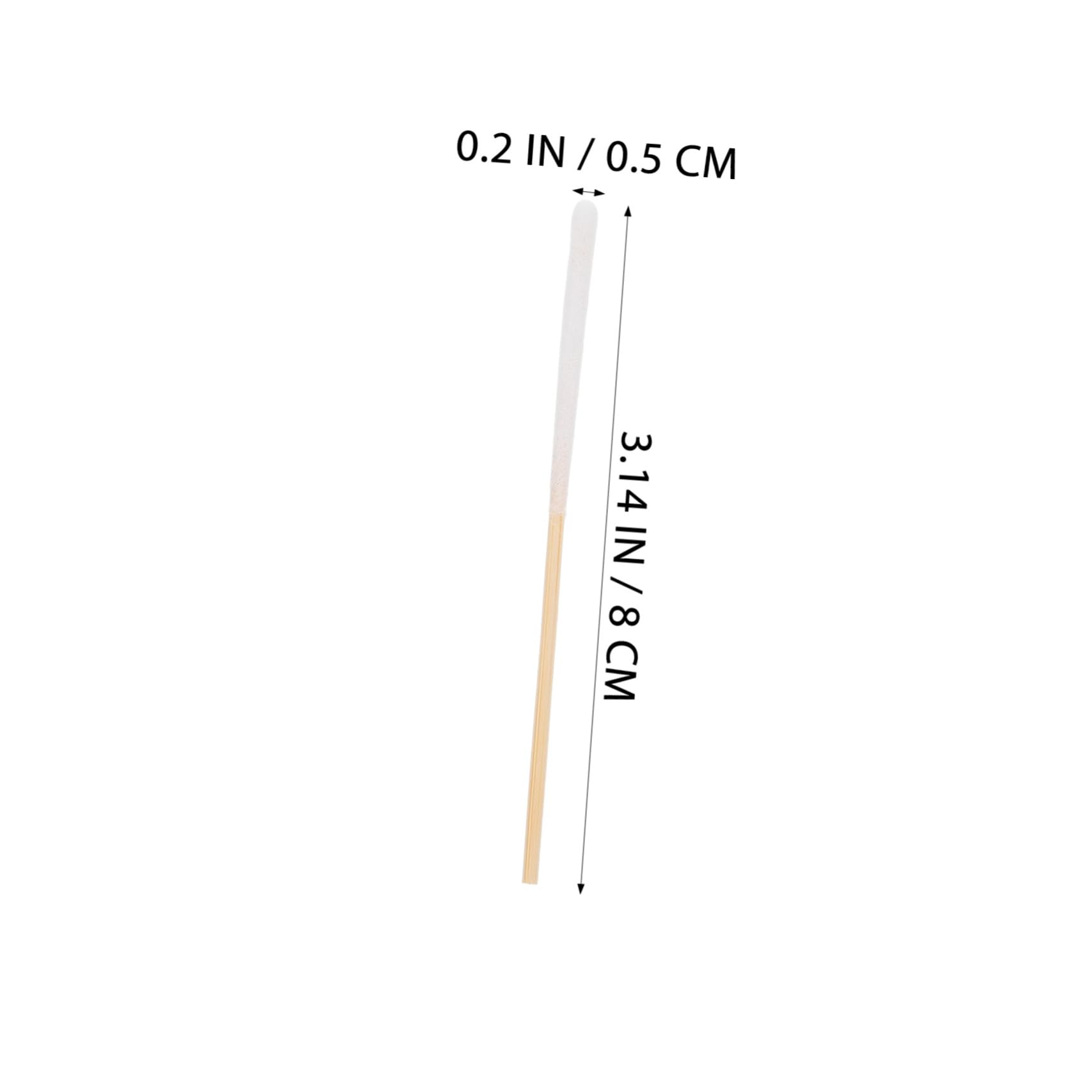 HAPINARY 300pcs Pole Cotton Swab for Beauty Cosmetics Applicators Portable Pointed Swabs Gentle on Skin Durable Wooden Handle