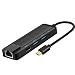 Produktbild HiXB 5-in-1-USB-C-Hub Typ C-Hub mit 4K-USB-C-zu-HDMI-2 * -USB-3.0-Anschlüssen Stromversorgung Gigabit-Ethernet-Anschluss für USB-C-Geräte