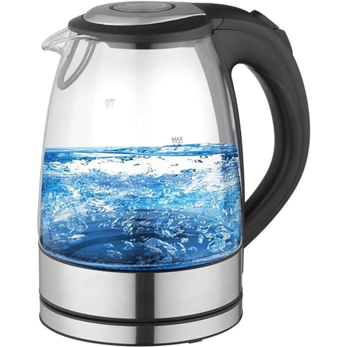 Hervidor eléctrico Better Chef 1.7 L vidrio y acero miniatura 4