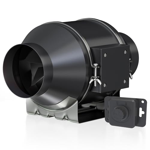Toolazy 4 Inch Inline Duct Fan Knob