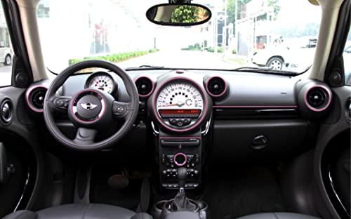 Soft Pink Car Motor Bike Self-Adhesive Exterior And Interior Molding Trim Universal Dashboard Bumper Window Door Body Side Decorative Strip Scratch-Proof (Width: 1/4 Inch (6Mm), 50Ft) #TOP6