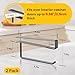 Amawarm 2 Pack Tumbler Lid Organizer, Under Cabinet Cup Lid Holder for Yeti Insulated Mug/Stanley Insulated Mug/Simple Modern Insulated Mug Lid, No Gluing, No Drilling, Up to 10 Lids (Black)