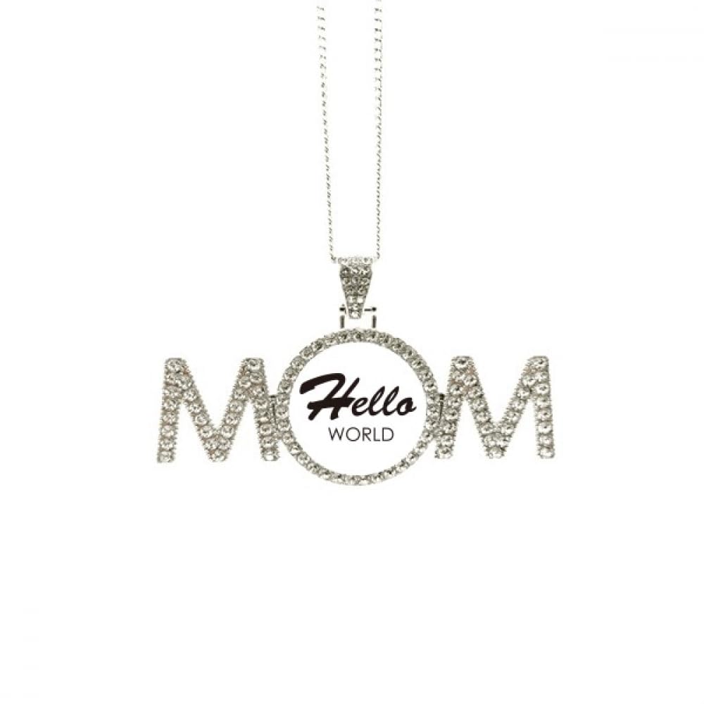 Collier programmeur Hello World bijou anniversaire maman taille M - 4