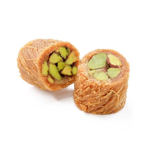 Zalatimo Sweets Since 1860 Middle Eastern Assorted Baklava 1.8lb - Handmade Mediterranean Sweets square Metal Gift Tin - No Syrup,or Additives - Ramadan, Christmas, Birthdays, Weddings, Holidays