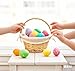 Oypeip Easter Basket, Nature Easter Baskets for Kids, Large Wicker Easter Basket Empty with Handle, Basket Tags, Woven Rope Egg Easter Baskets for Boys Girls Babies Toddler Infant, Picnic Basket