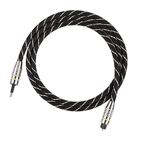 Semme �����b�L�R�l�N�^�t��3.5mm���t�@�C�o�[�f�W�^���P�[�u����ڑ� - DVD TV�A���v�ȂǗp��0.5m SPDIF (1���[�g��/3.3�t�B�[�g)