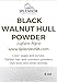 Splendor Black Walnut Hull Powder Natural Colorant- 4(oz) for Soap Making, Cosmetic Making and Fabric Dye