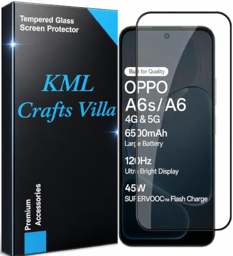Image of HD, Scratch, Tear Resistant Edge to Edge Tempered Glass Screen Protector Guard Suitable For Oppo A6 / A6s 4G & 5G