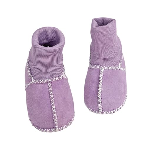 Newborn Infant Baby Girls Boys Warm Fleece Winter Booties First Walk Slippers Shoes Non-Slip Indoor Sneakers4