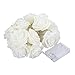 NYKKOLA 20 LED Battery Operated String Flower Rose Fairy Light Wedding Room Garden Christmass Decor (Pink)