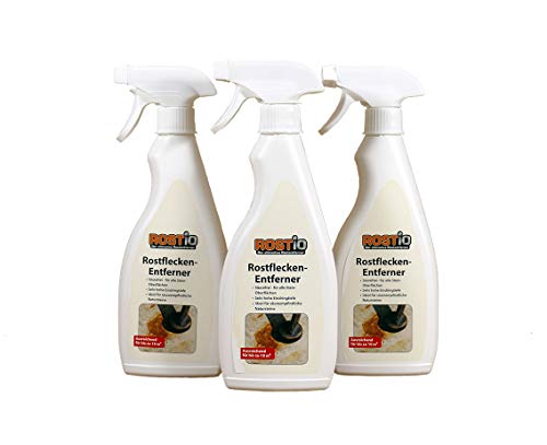 Rostio - Eliminador de óxido para piedra, mármol, granito, hormigón, azulejos y terraza