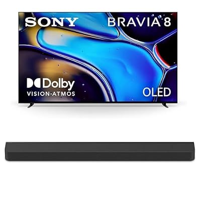 Sony K55XR80 55 Inch IMAX Enhanced Bravia OLED 4K HDR Google TV with a HT-A8000 BRAVIA Theater Bar Soundbar (2024)