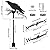 SUPERDANT Weathervane Crow Ornament Wind Vane Weathercock Reven Metal Weather Vane for Garden Farmhouse Decorative Outdoor Wind Measuring Tool Wind Direction Indicator Weather Vanes for Yard