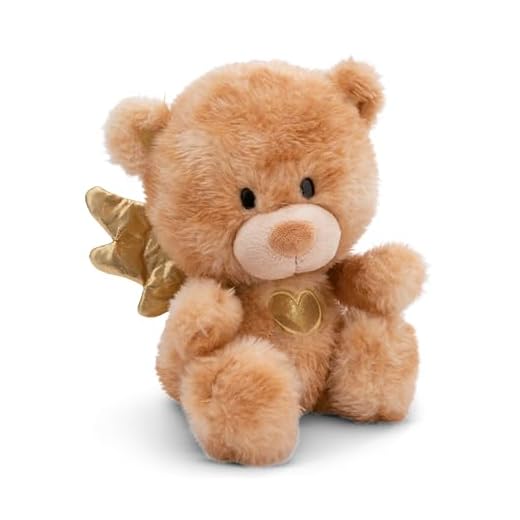NICI Dein Schutzengel Kuscheltier Bär La La Bearie 28cm in Geschenkbox - Teddybär klein, Niedliches Stofftier zum Kuscheln und Spielen, Plüschtier für Schmusetierliebhaber - 61184