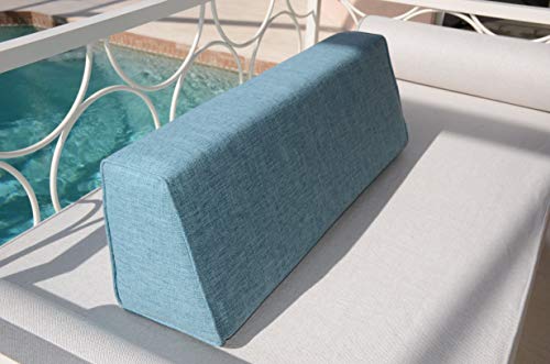 Micama Daybed Matching Fitted Twin Size Cover. Linen Turquoise #TOP1