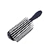 ERSD Brosse Anti-Statique Poils Doux, Brosse à Cheveux d'aération pour Hommes et Femmes, Brosse ventilée pour Le séchage et Le coiffage, Brosse à Cheveux d'aération Hairbrush Blow Dryer, Noir, Aucune