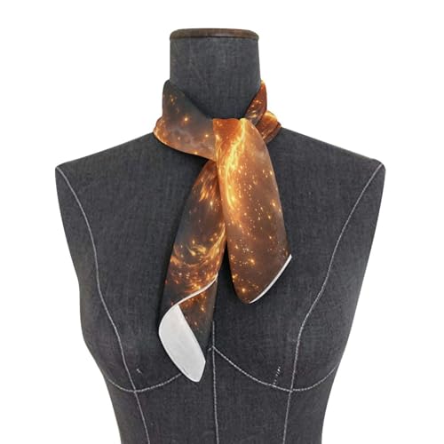 Square Scarf Fire Phoenix Silk Feeling Bandanas Head Scarfs Hair Wraping Neckerchief for Women 23.6 Inch3