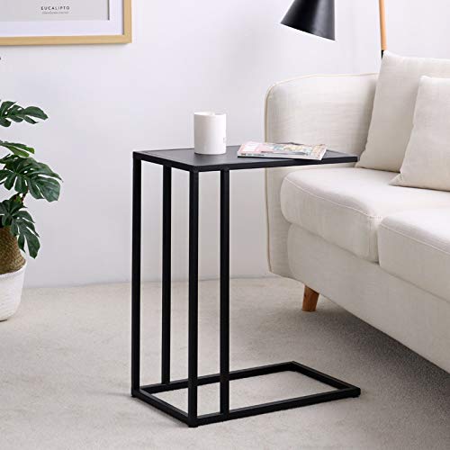 WANWEN Wohnzimmer Schmiedeeisen Goldener Beistelltisch Kreativer Ecktisch Moderner Kleiner Couchtisch aus Metall Abnehmbarer Sofa-Beistelltisch Computertisch (Color : A) Little Surprise – Bild 3