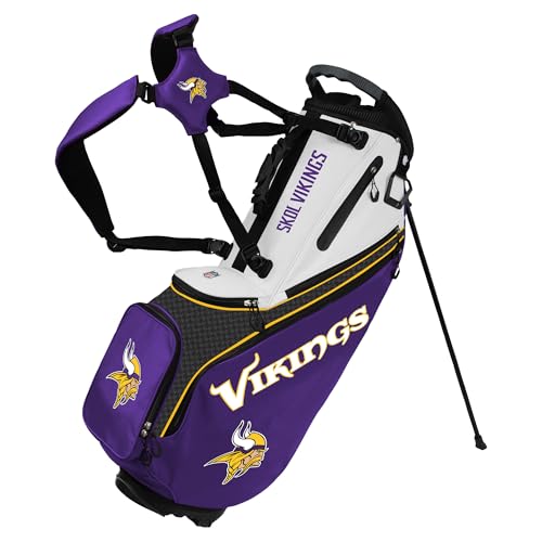 Team Effort Back Nine Stand Bag NFL Minnesota Vikings