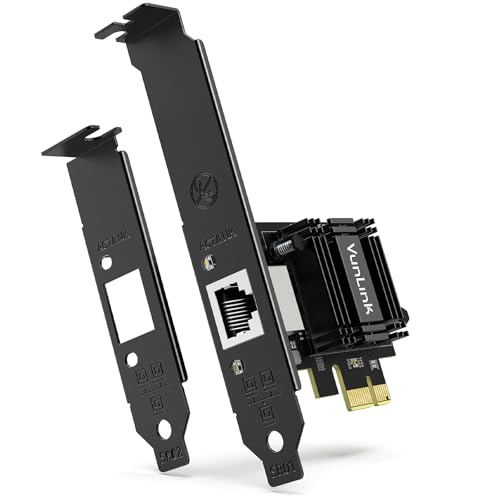 10Gb PCIe Network Card, VunLink 10GbE RJ45 Ethernet Card with Realtek RTL8127AT, Multi-Gig...