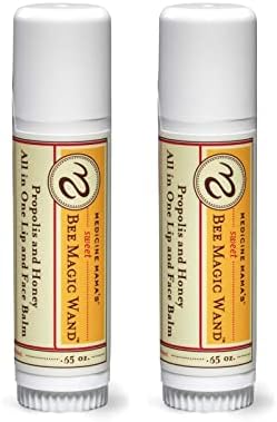 Medicine Mama's Sweet Bee Magic Organic Lip Balm Chapstick, 0.65 oz, 2 Count