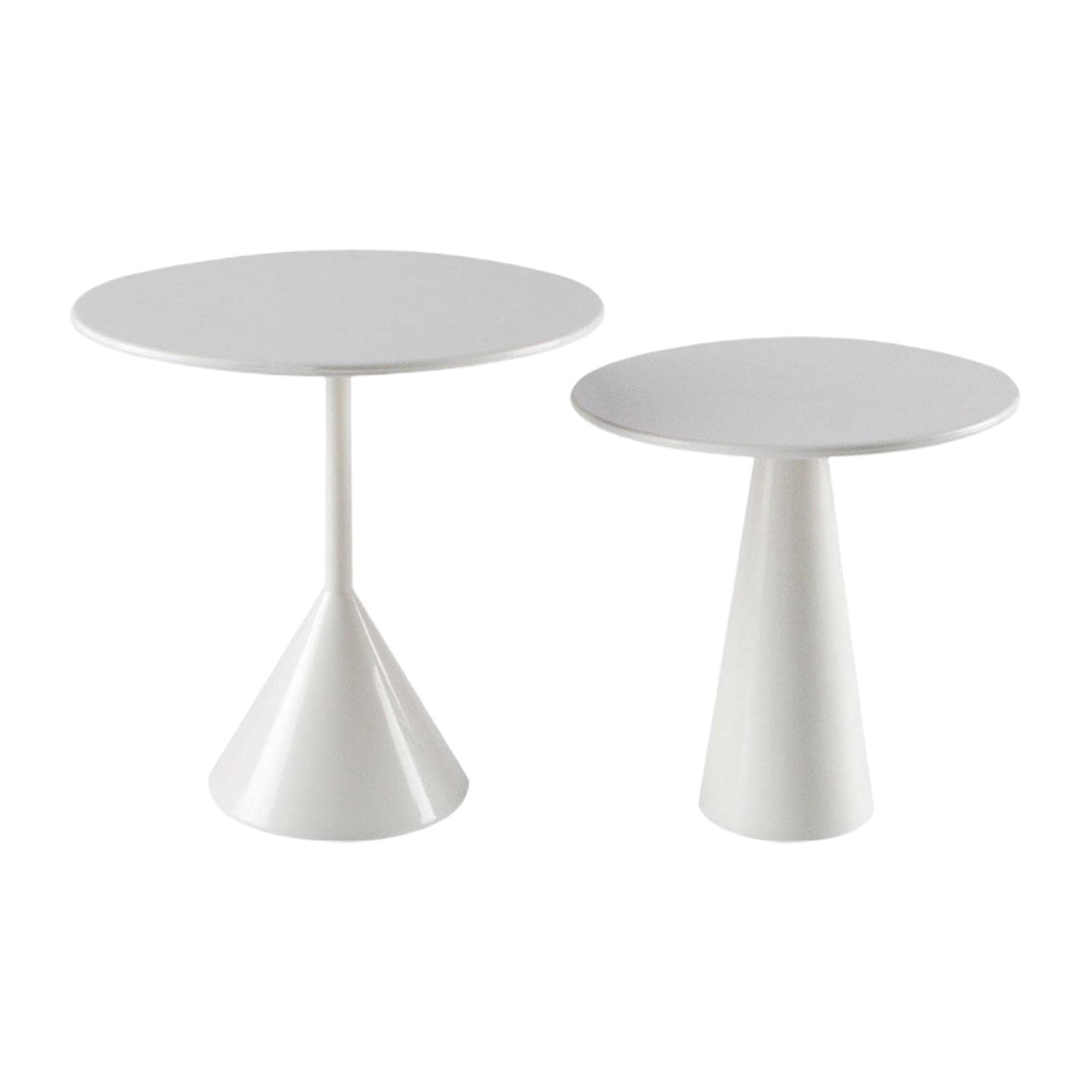 2 Piezas Mesa para Casa de Muñecas Mobiliario Miniatura Accesorios para Muñecas Resina Resistente Acabado Realista Adecuado para Juego In, Blanco