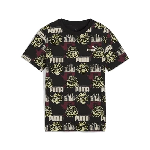 MID90s AOP Tee B PUMA Noir pour renouveler votre garde-robe branchée